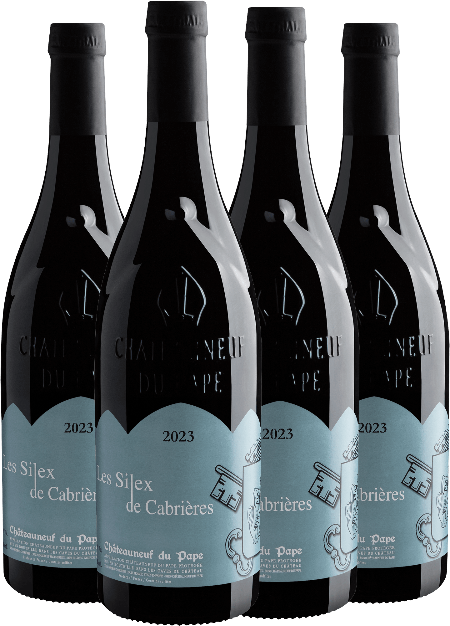 Kit 4 Chateau Cabrieres Les Silex Rouge Châteauneuf-du-Pape AOP