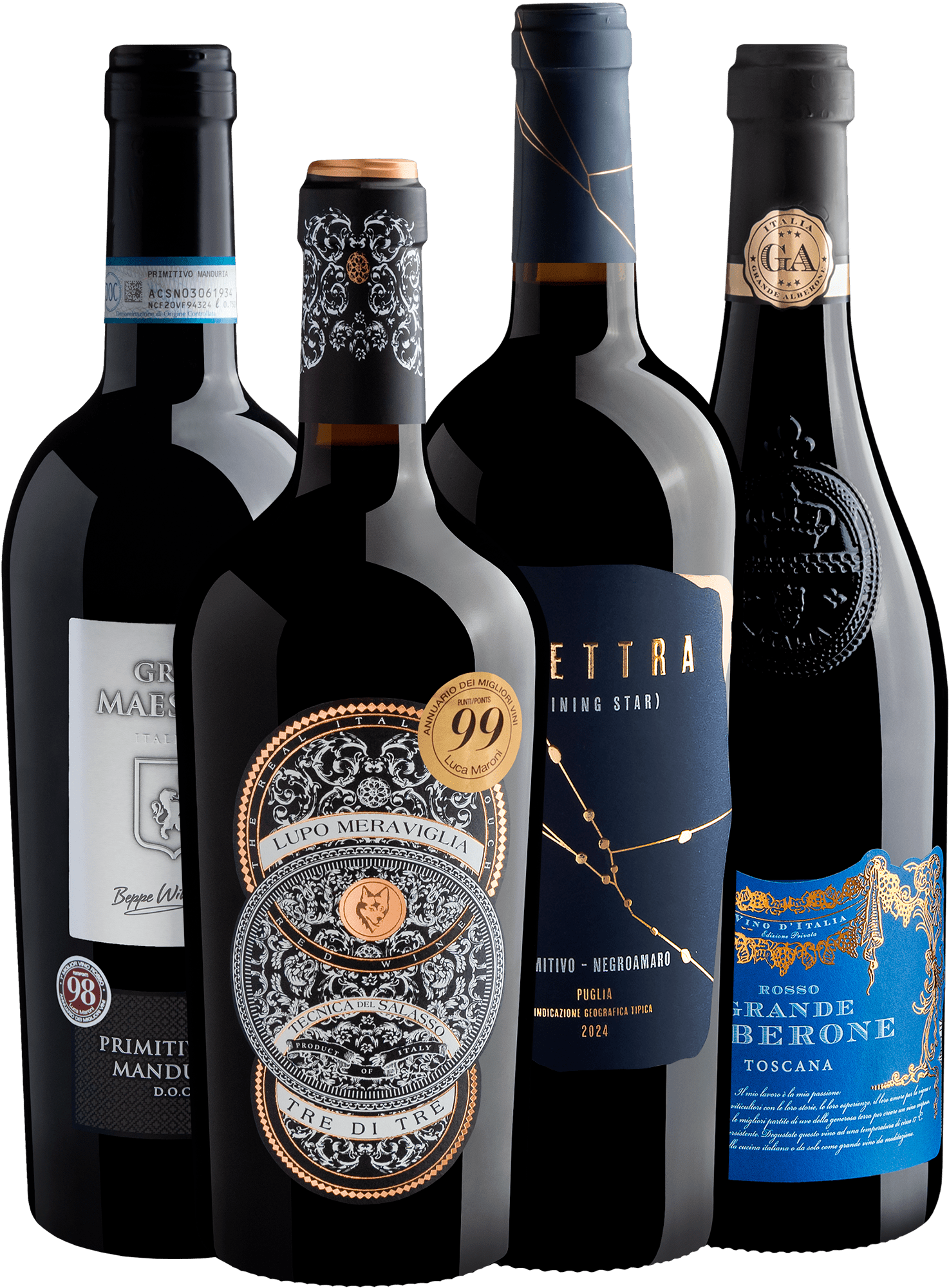 Kit 4 Italianos 98+ Pontos