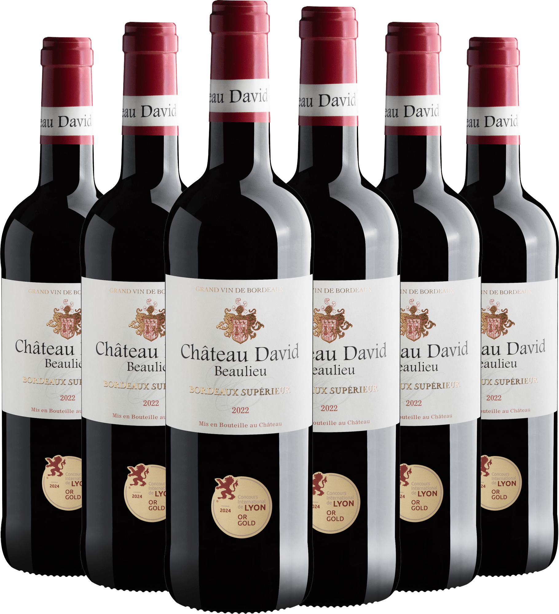 Kit 6 Château David Beaulieu Bordeaux Supérieur AOC