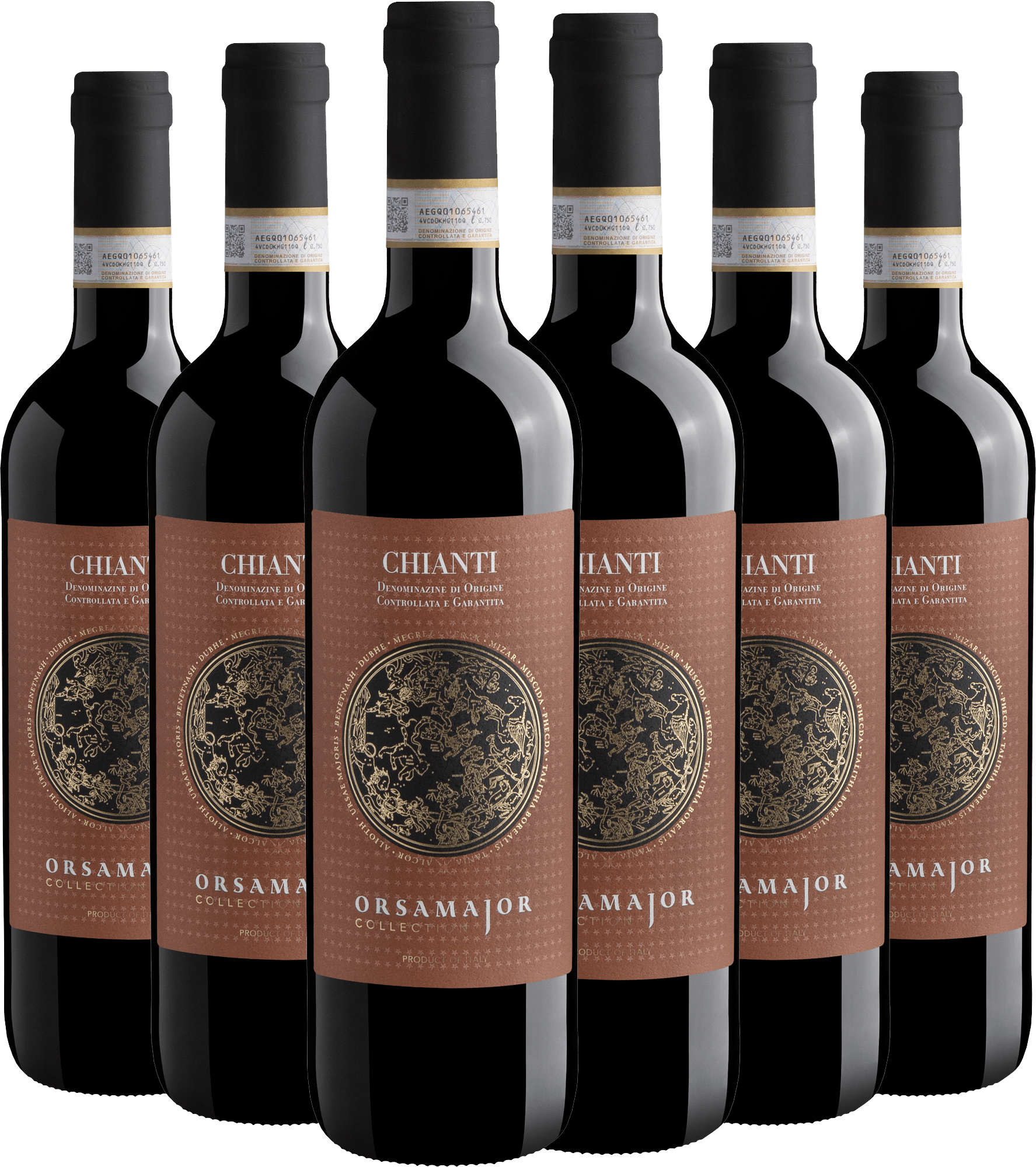 Kit 6 Orsamajor Collection Chianti DOCG
