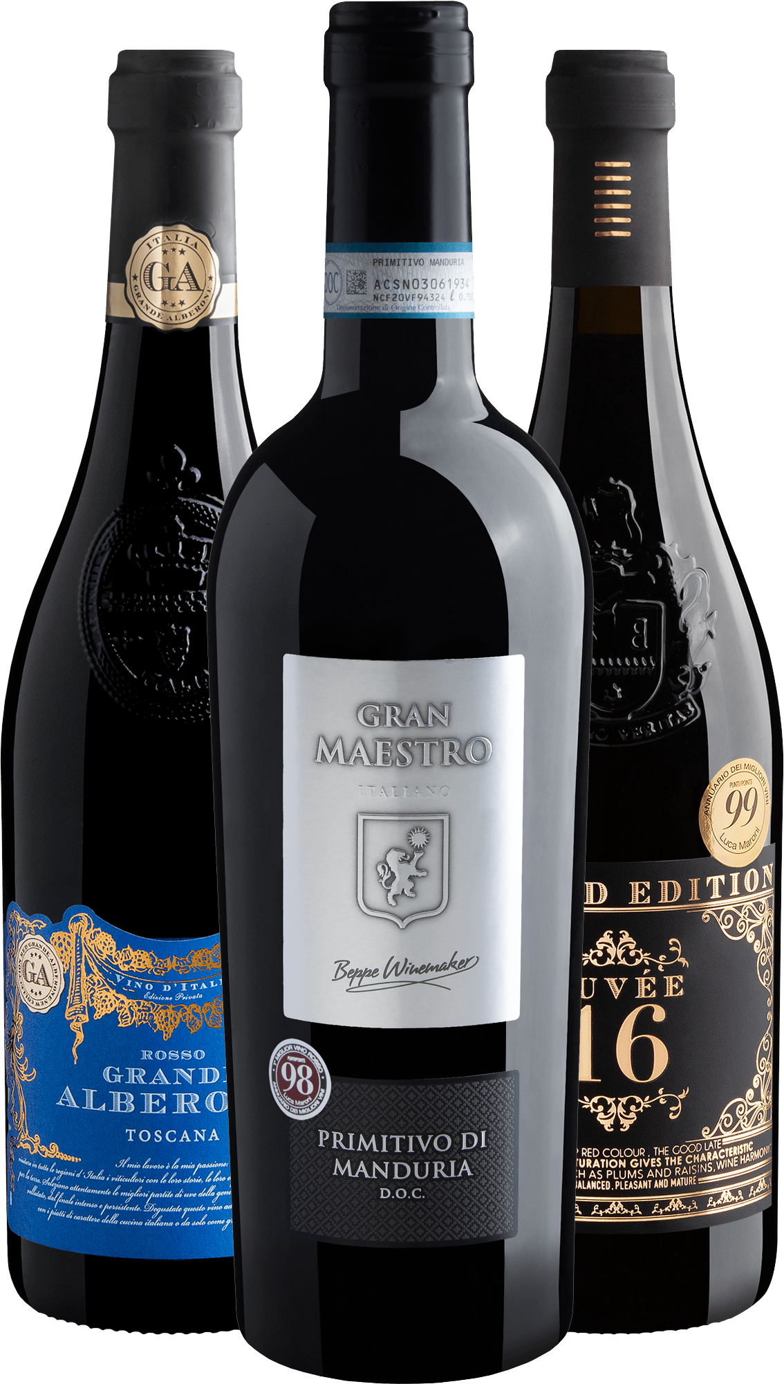 Kit 3 Italianos 98+ Pontos