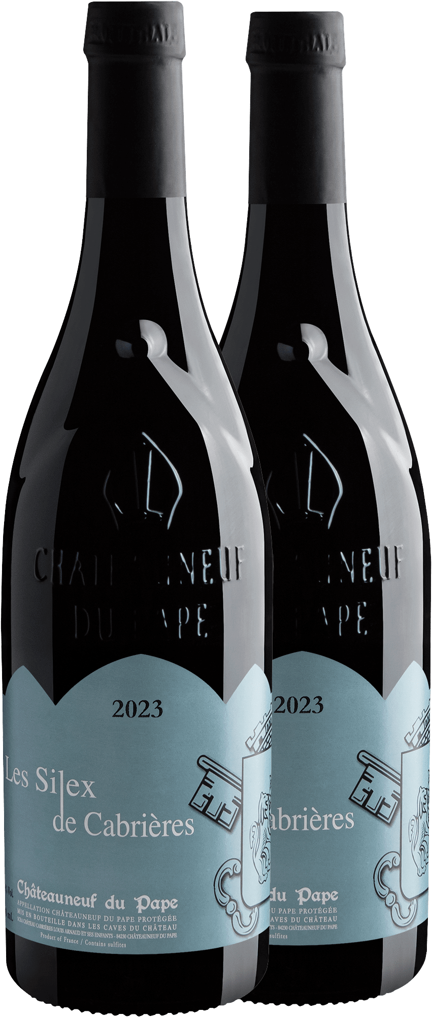 Kit 2 Chateau Cabrieres Les Silex Rouge Châteauneuf-du-Pape AOP