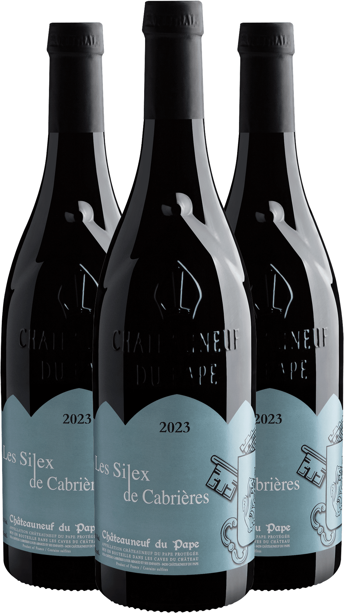 Kit 3 Chateau Cabrieres Les Silex Rouge Châteauneuf-du-Pape AOP