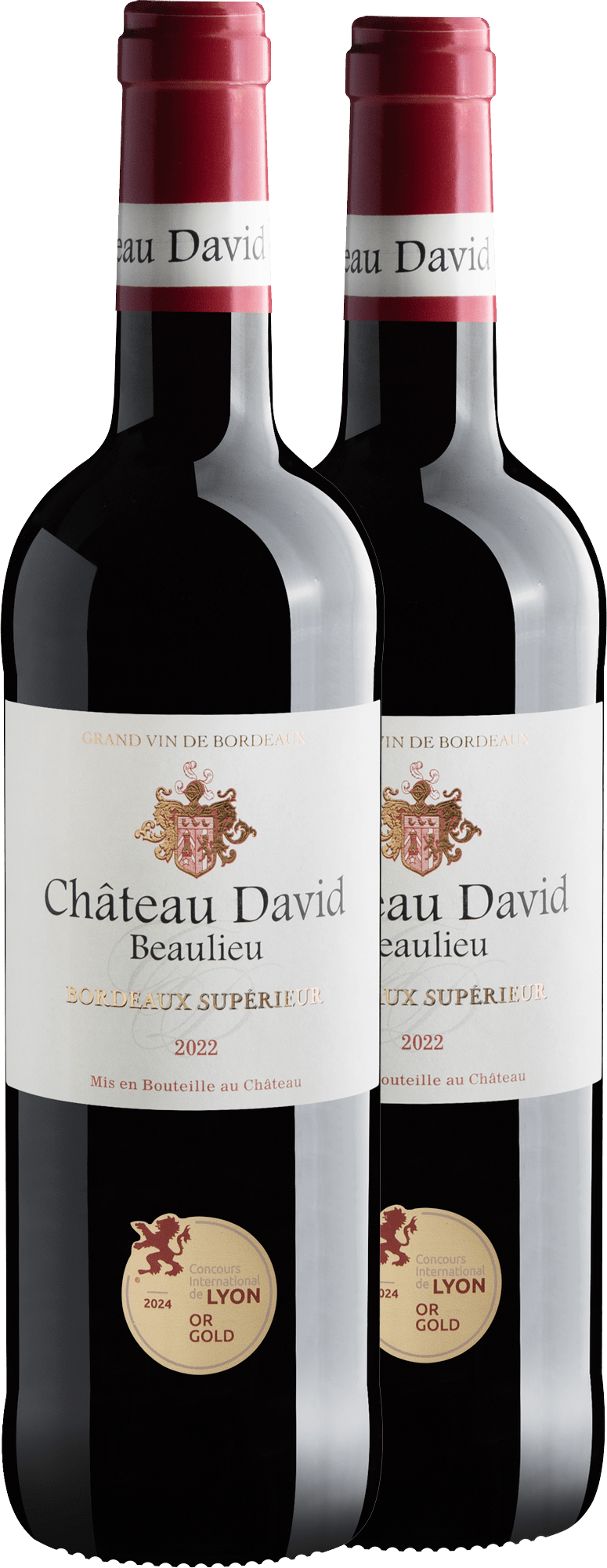 Kit 2 Château David Beaulieu Bordeaux Supérieur AOC