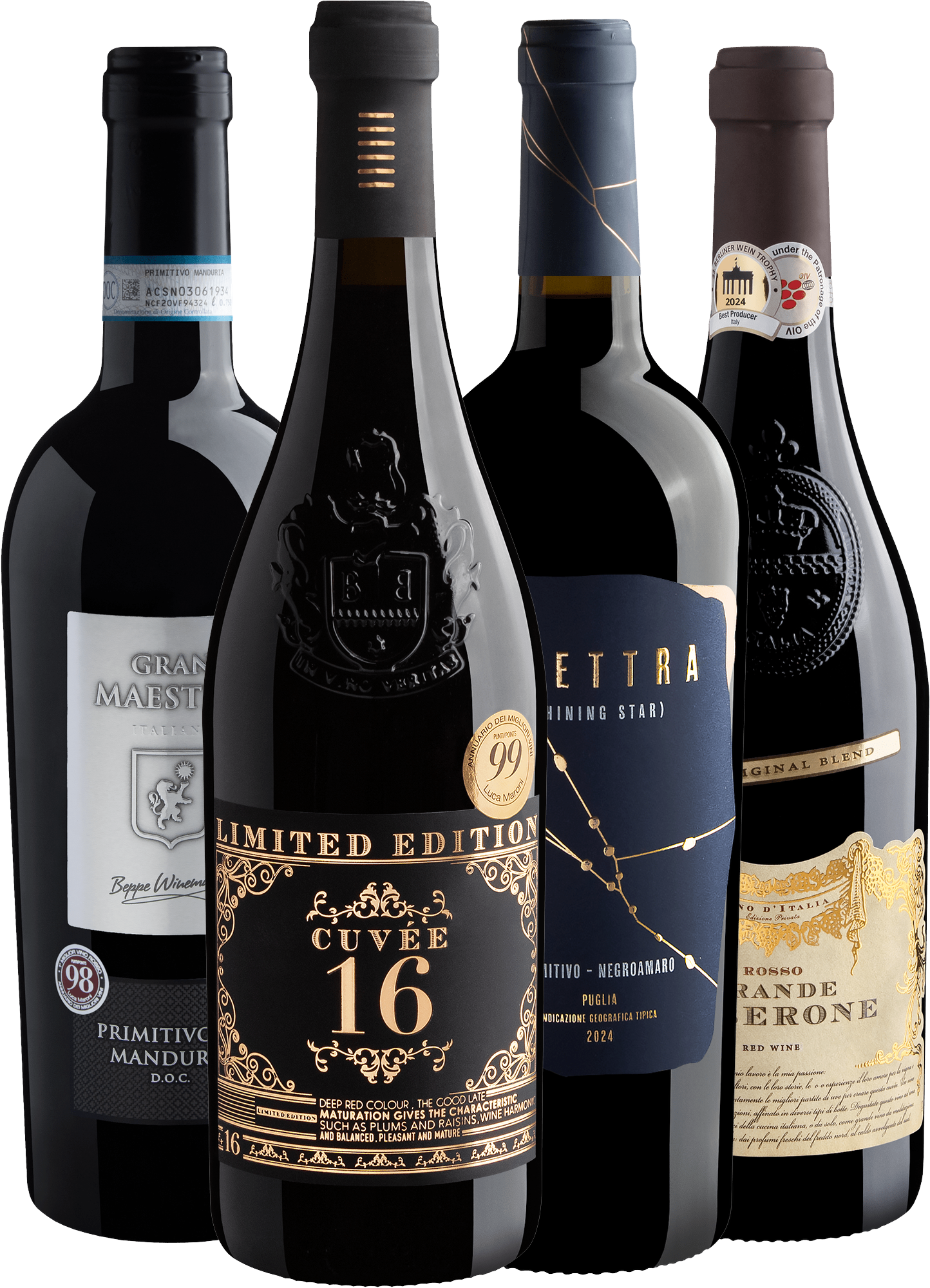 Kit 4 Italianos 95+ Pontos