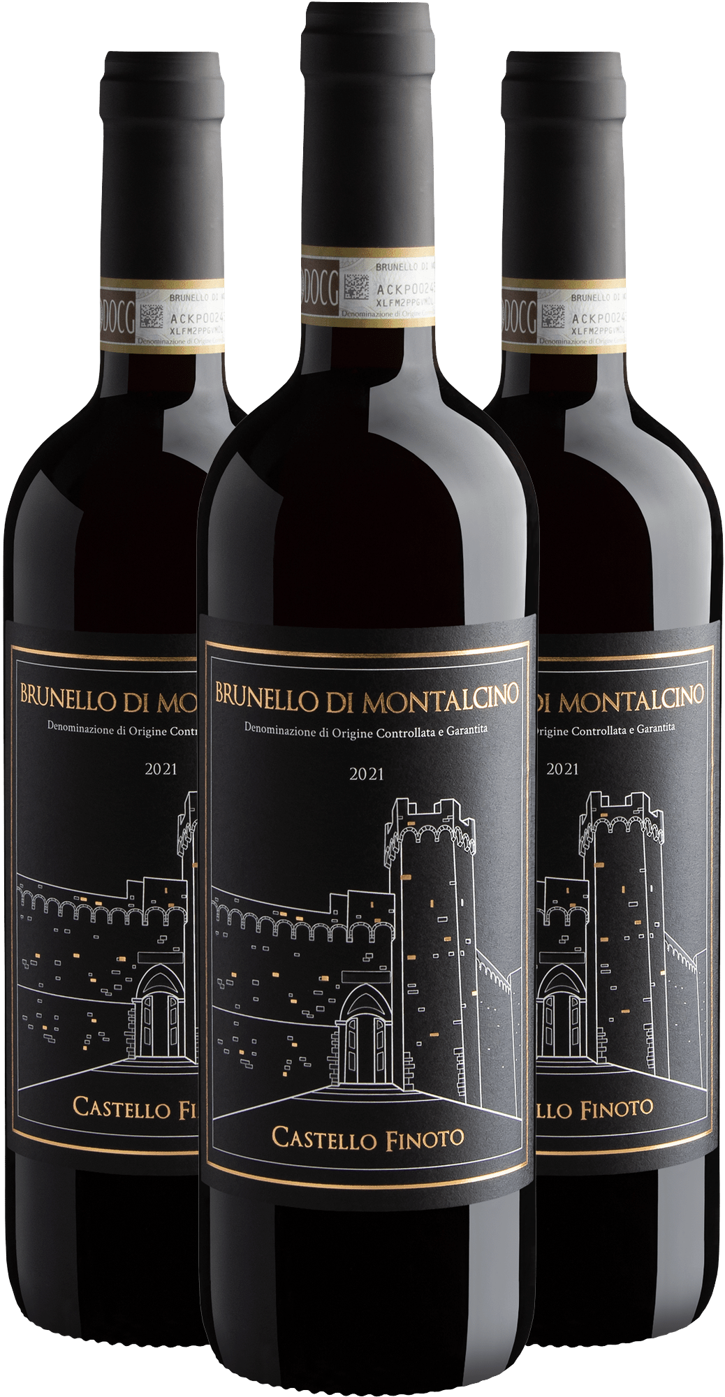 Kit 3 Castello Finoto Brunello di Montalcino DOCG