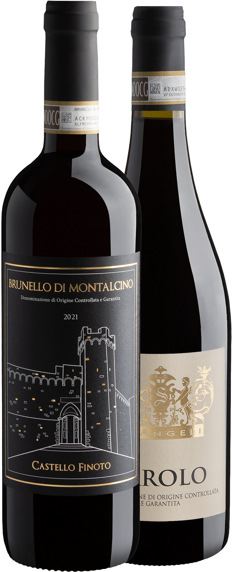 Kit Italianos 91+ Pontos | 1 Brunello di Montalcino + 1 Barolo
