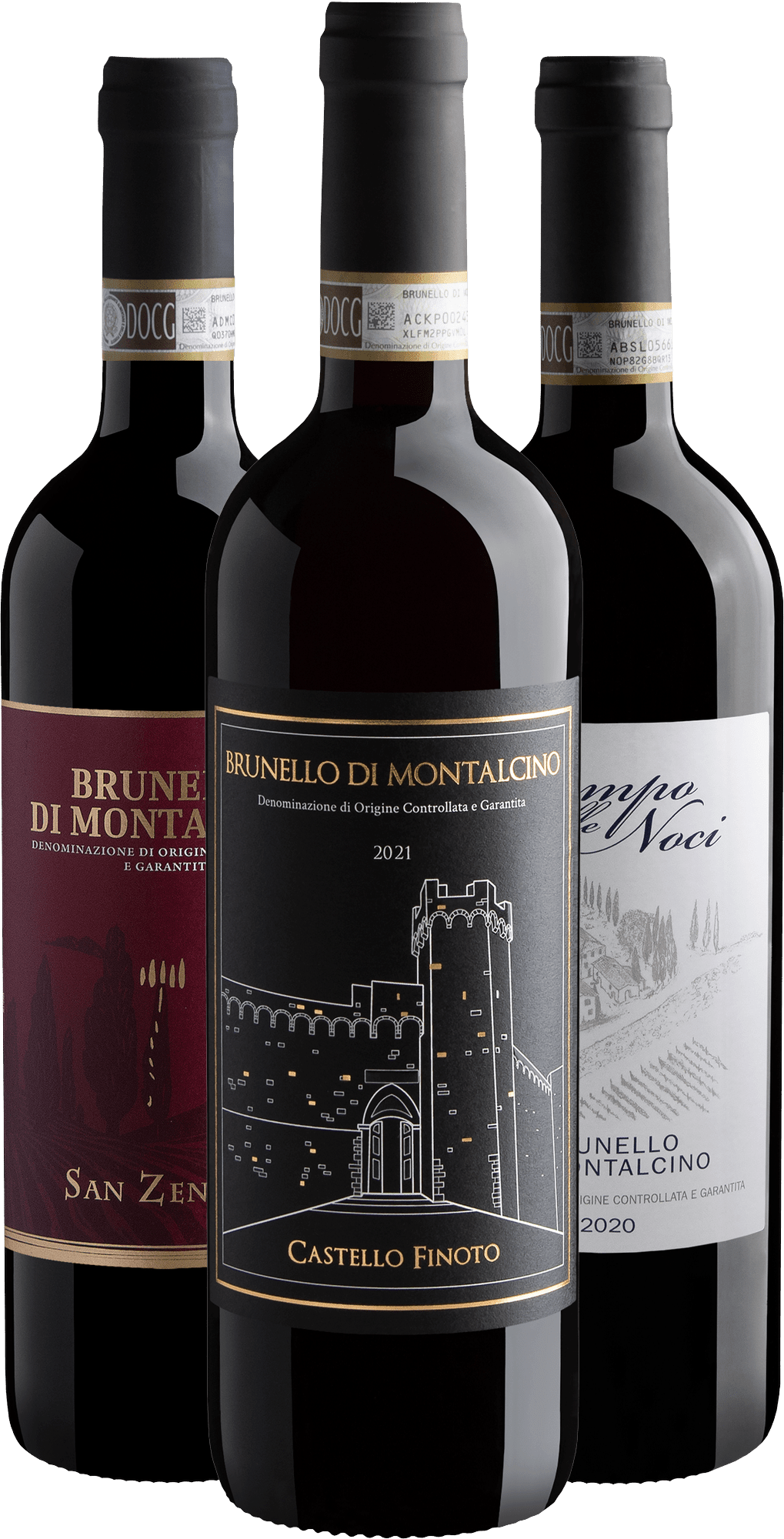 Kit 3 Brunellos di Montalcino