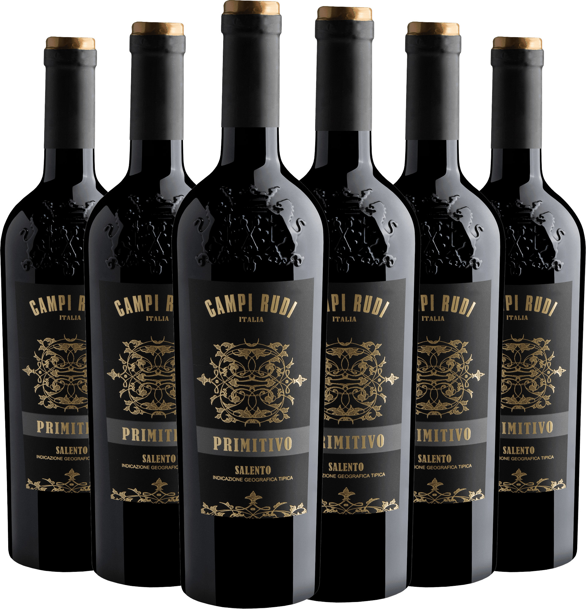Kit 6 Campi Rudi Primitivo Salento IGT