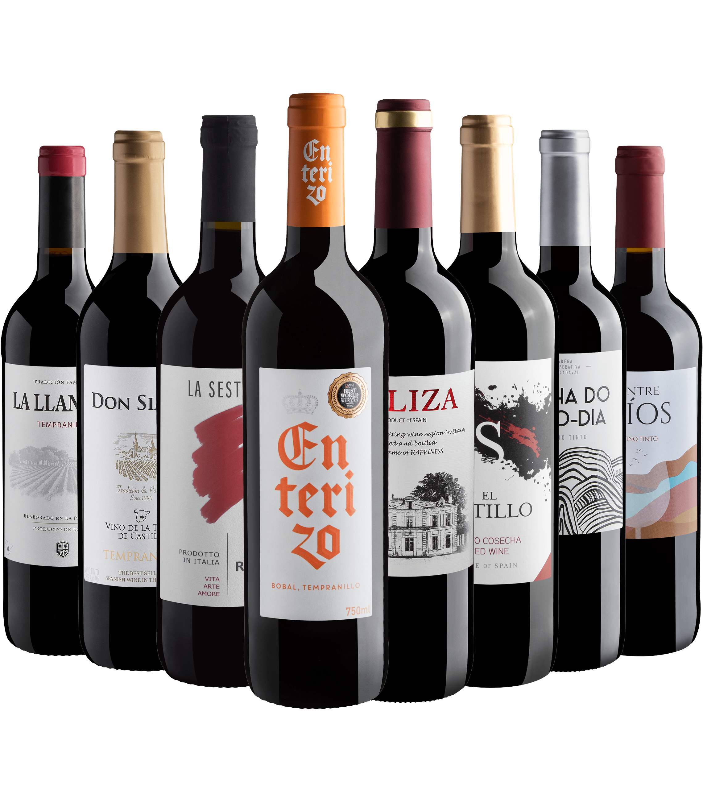 Kit 8 Vinhos do Velho Mundo