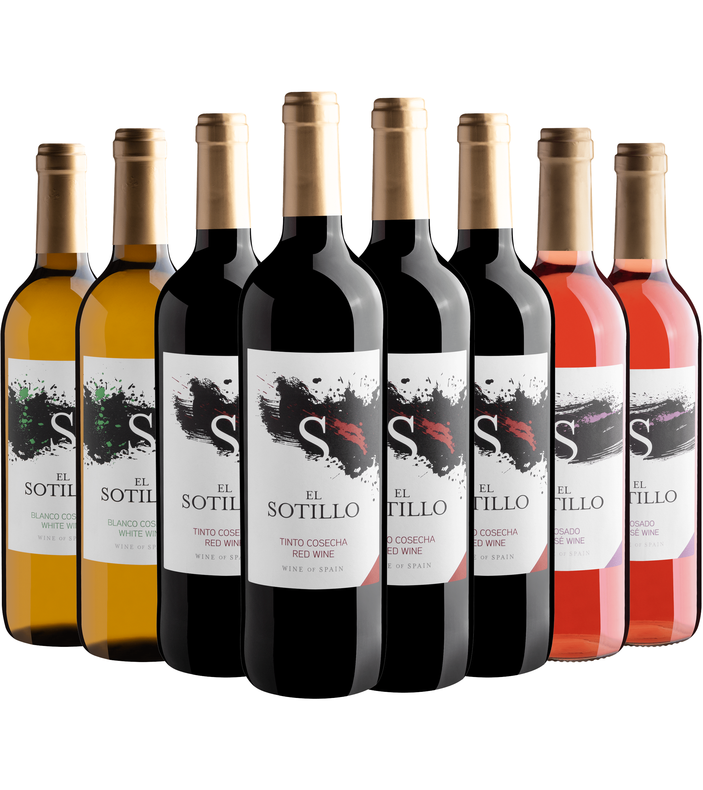 Kit El Sotillo: 4 Tinto + 2 Branco + 2 Rosé