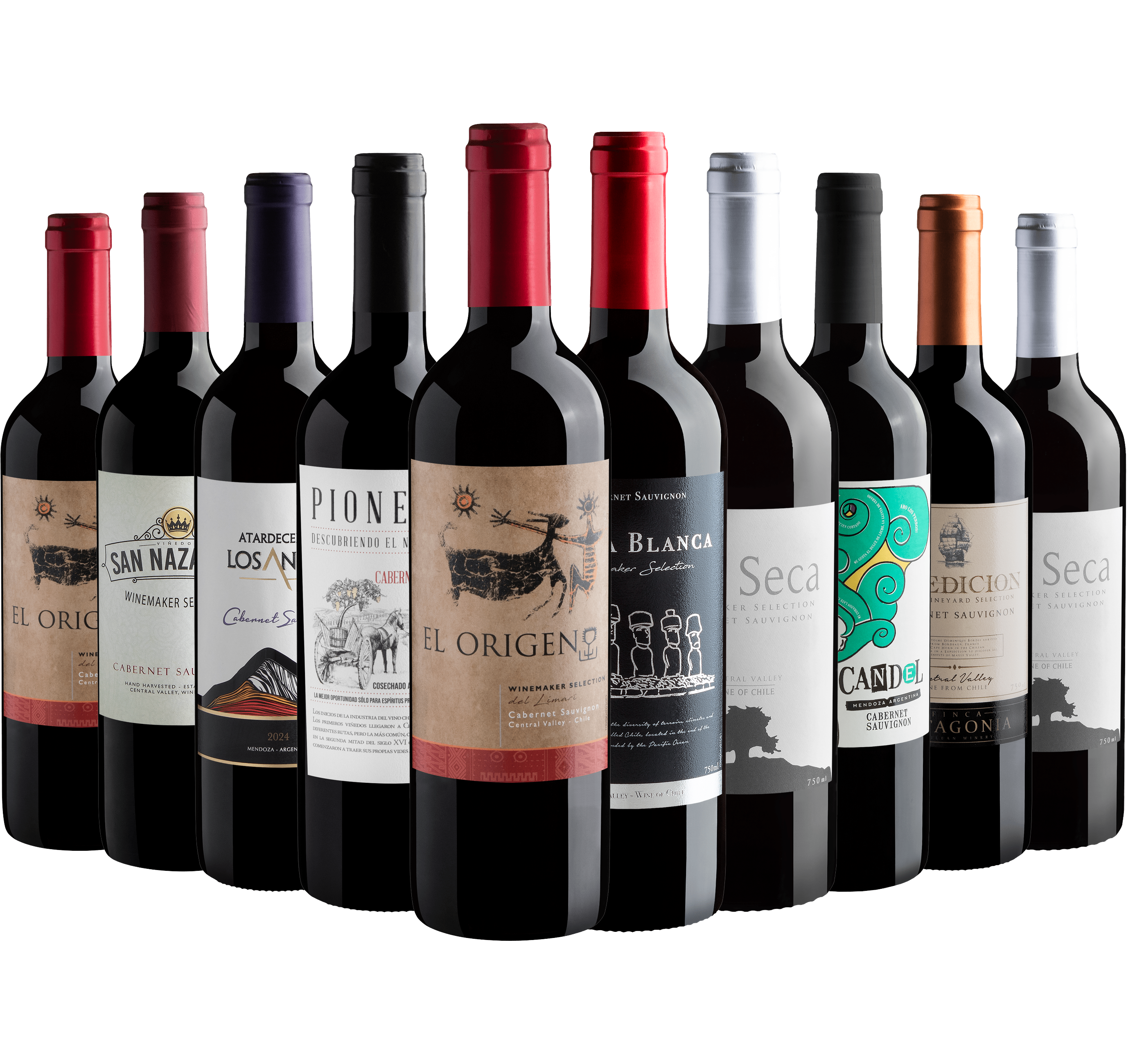 Kit 10 Cabernets Sauvignons