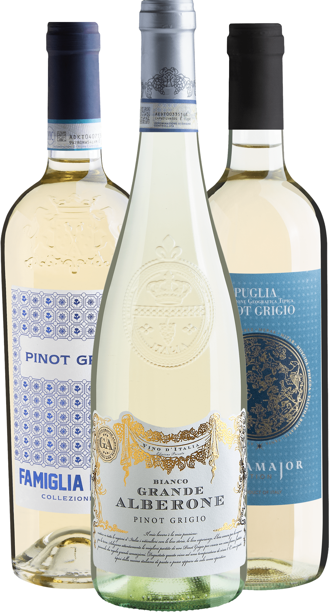 Kit 3 Pinots Grigios Italianos