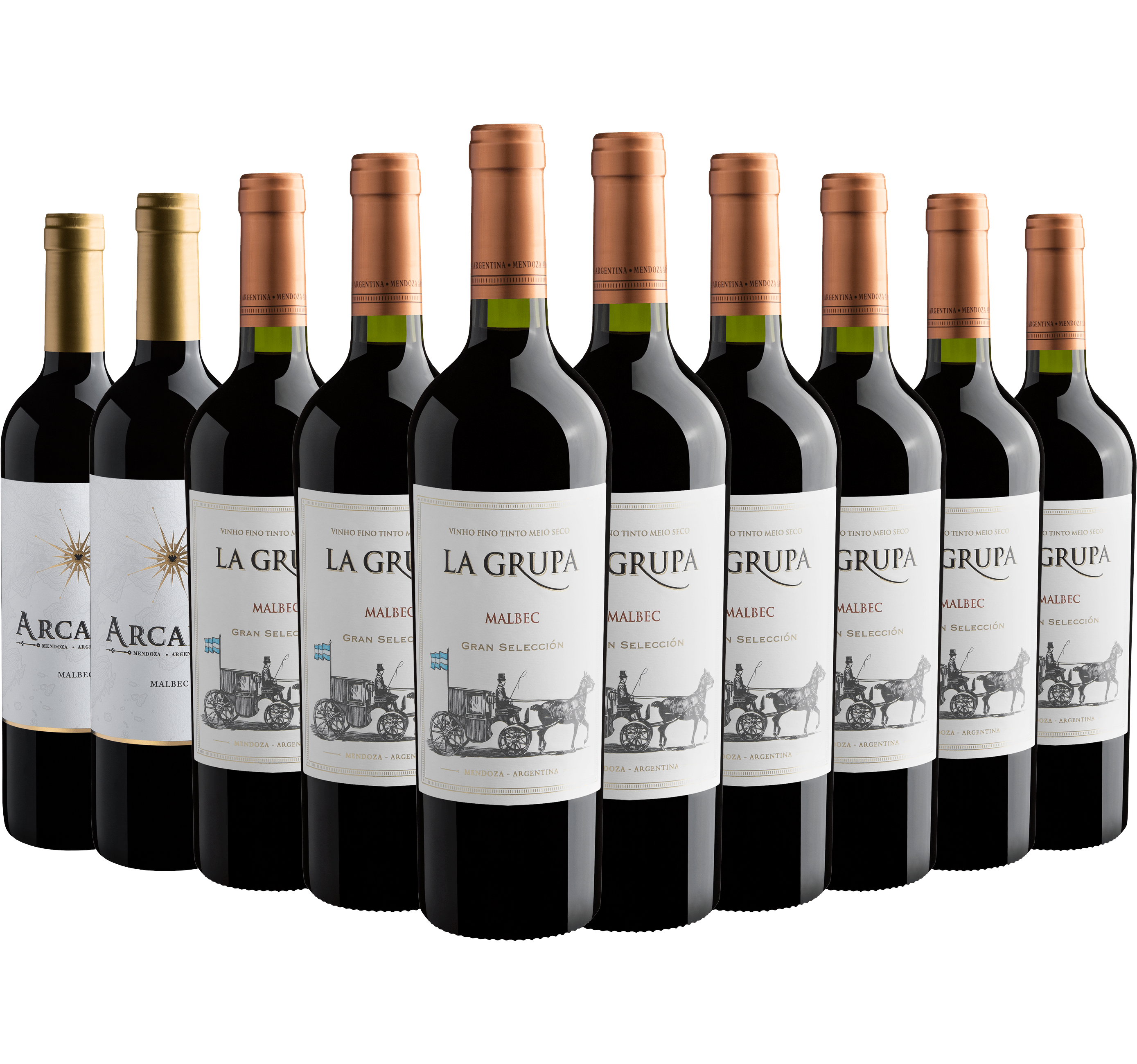 Kit Malbec | 8 La Grupa + 2 Arcadia