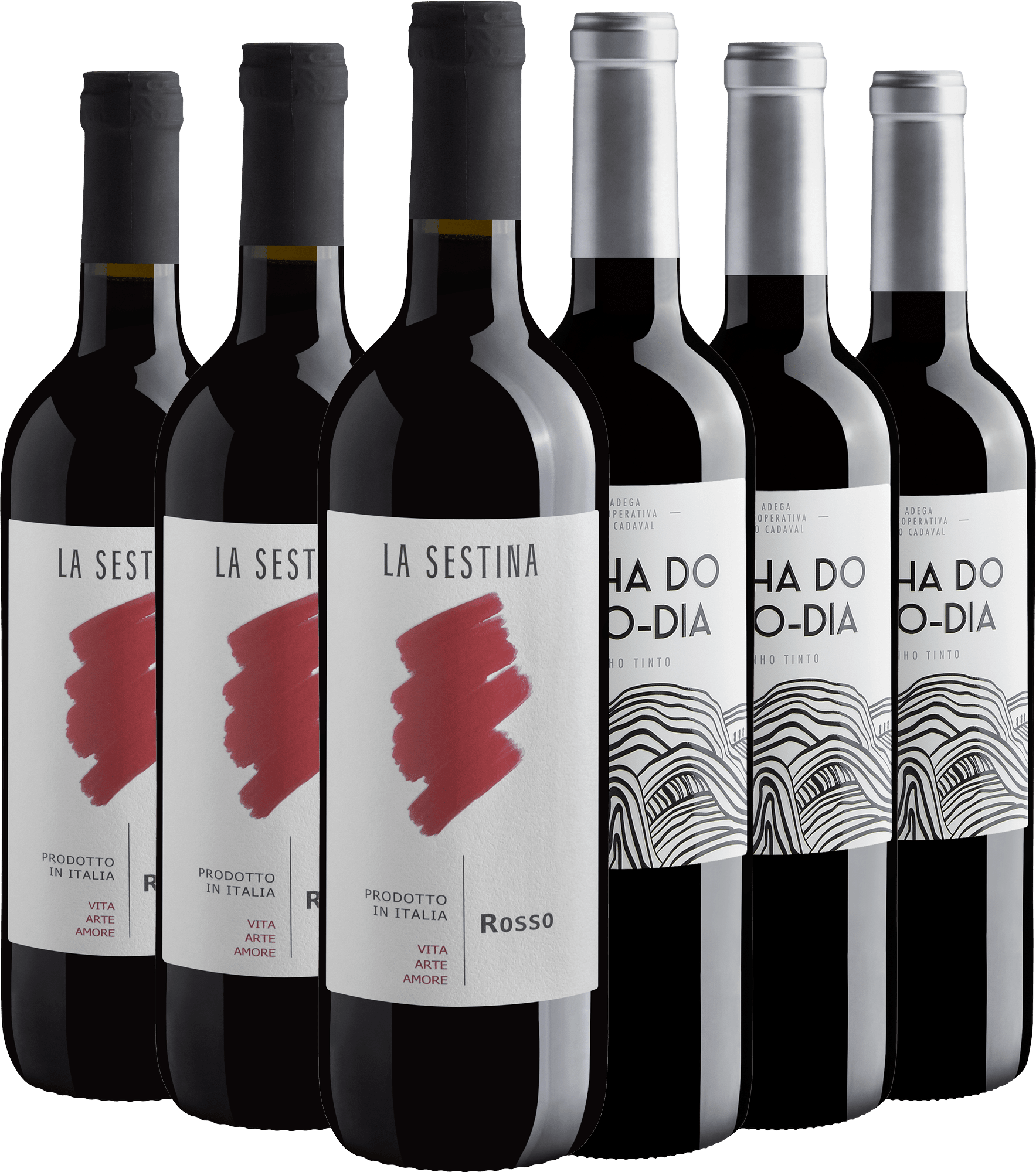 Kit Itália e Portugal | 3 La Sestina + 3 Penha do Meio Dia