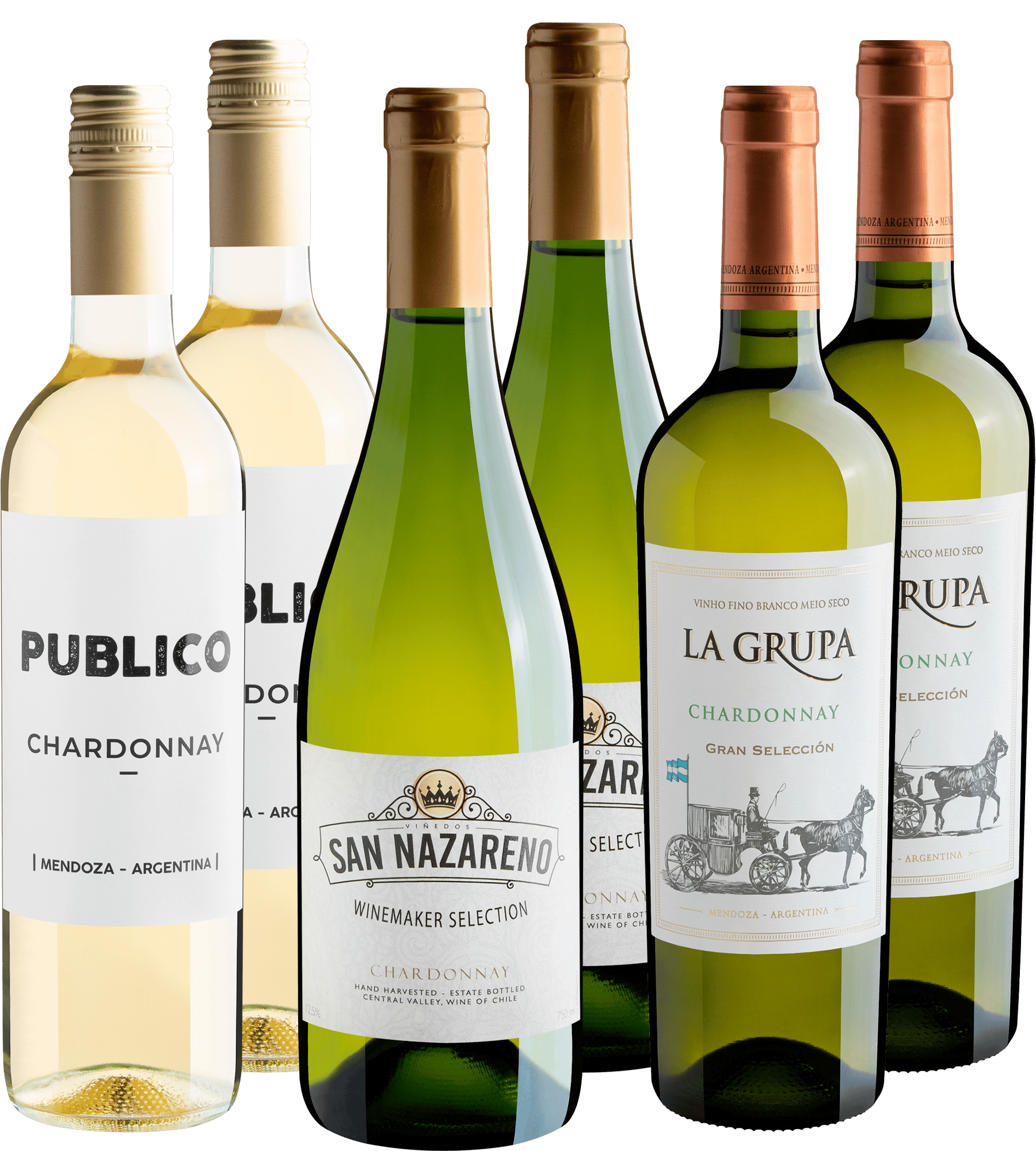 Kit Chardonnay em Dobro | 6 garrafas