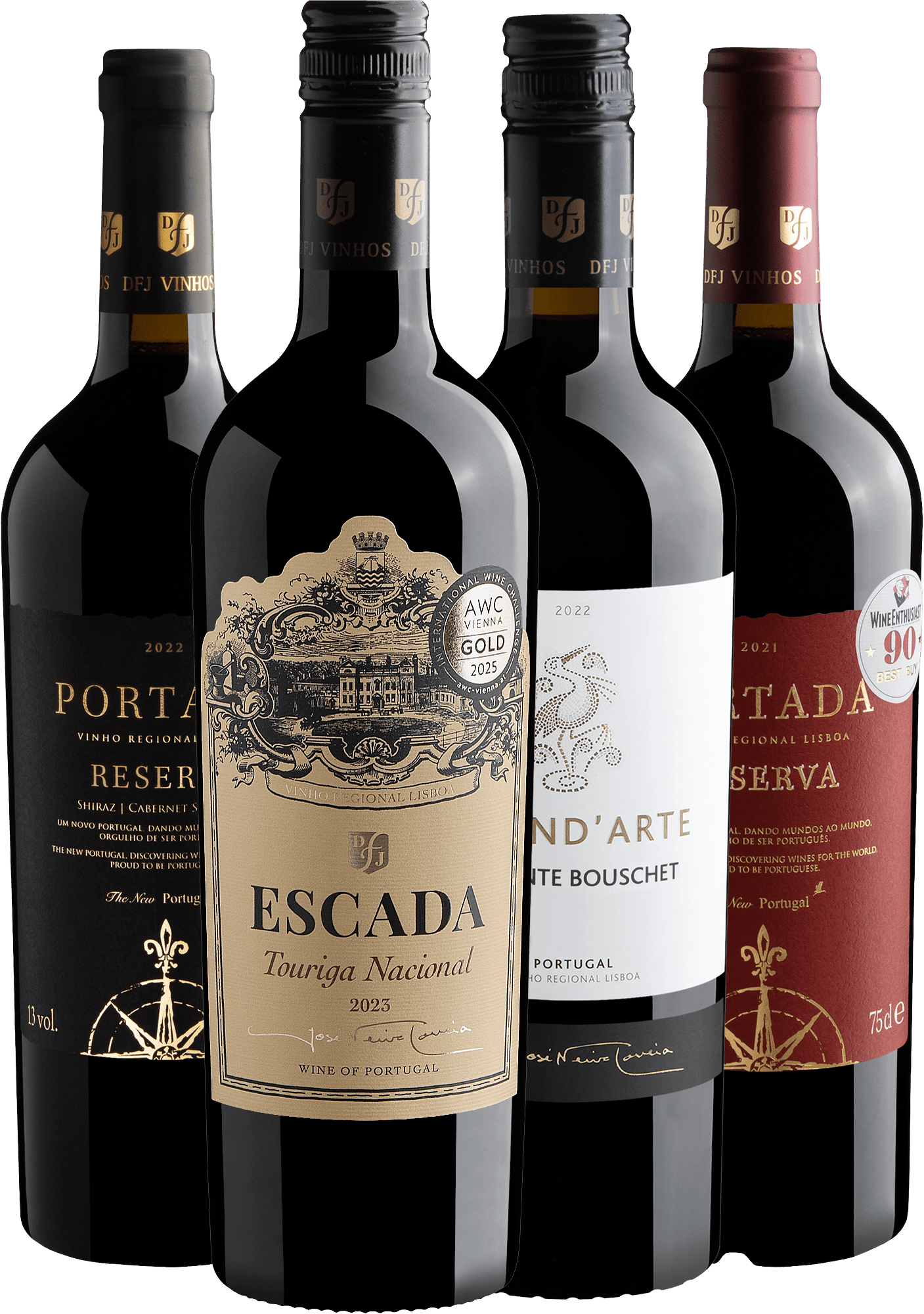 Kit 4 Portugueses Premiados por Daniel Perches