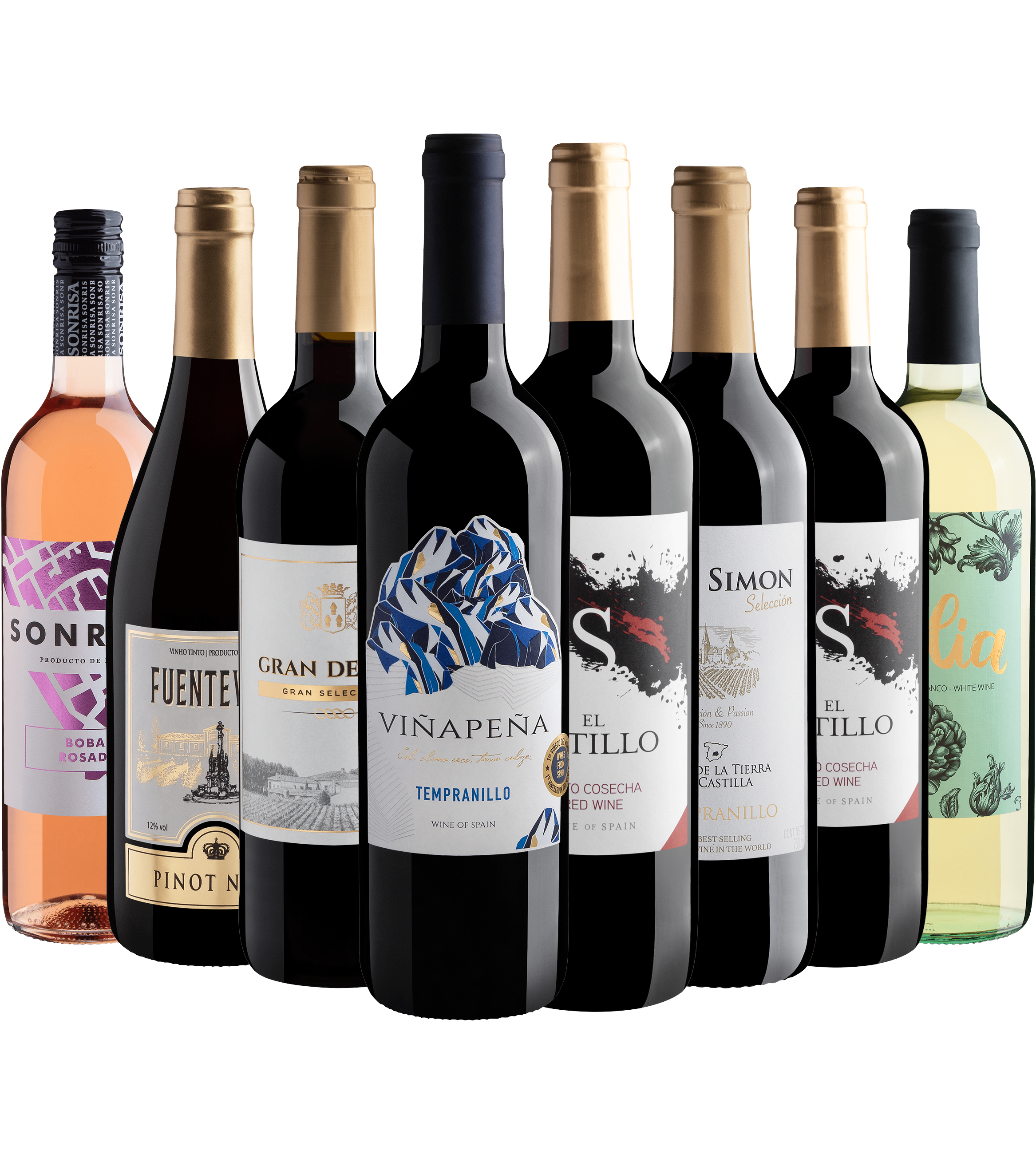 Kit 8 Vinhos Espanhóis