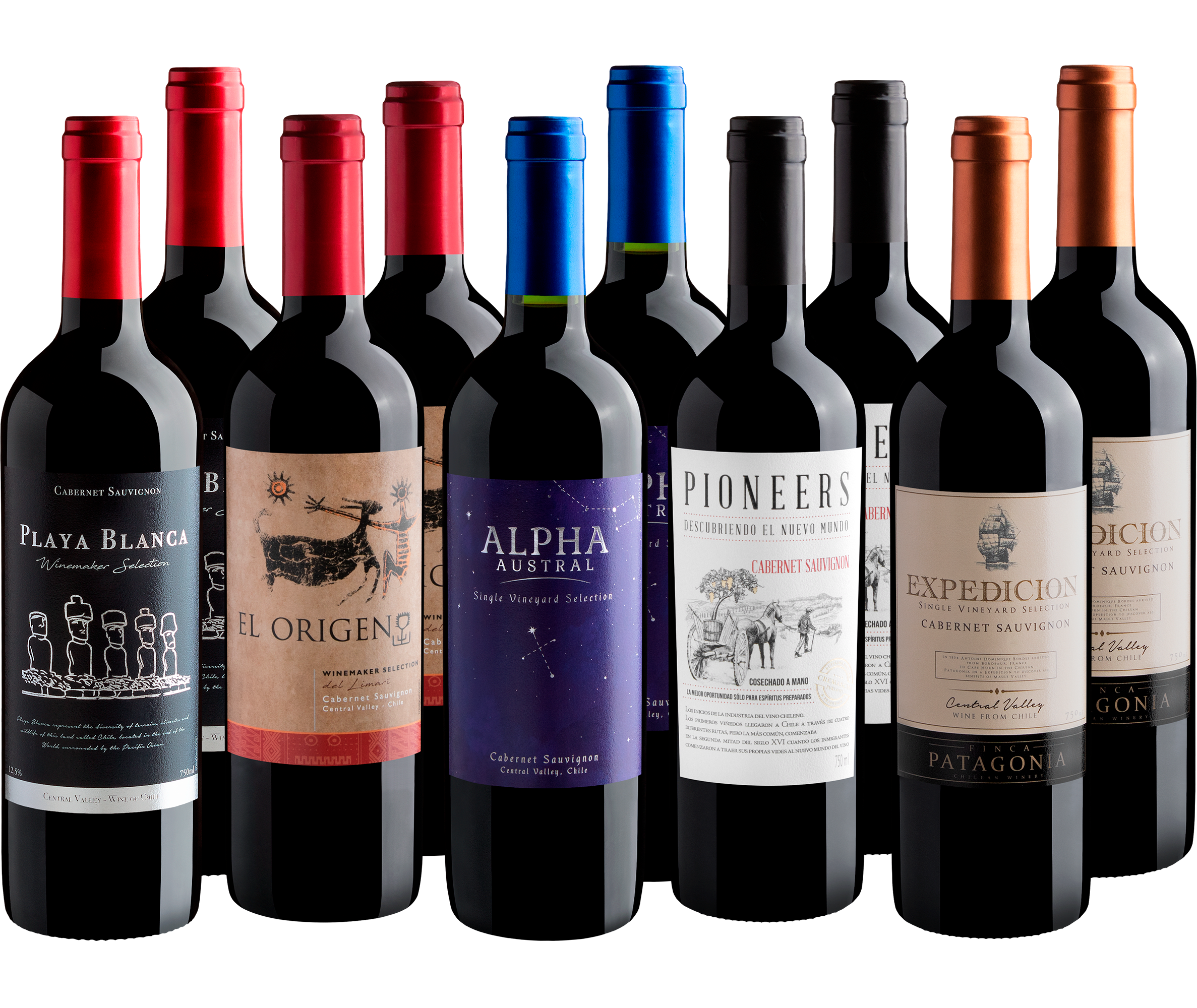 Kit 5 Cabernet Sauvignon em Dobro