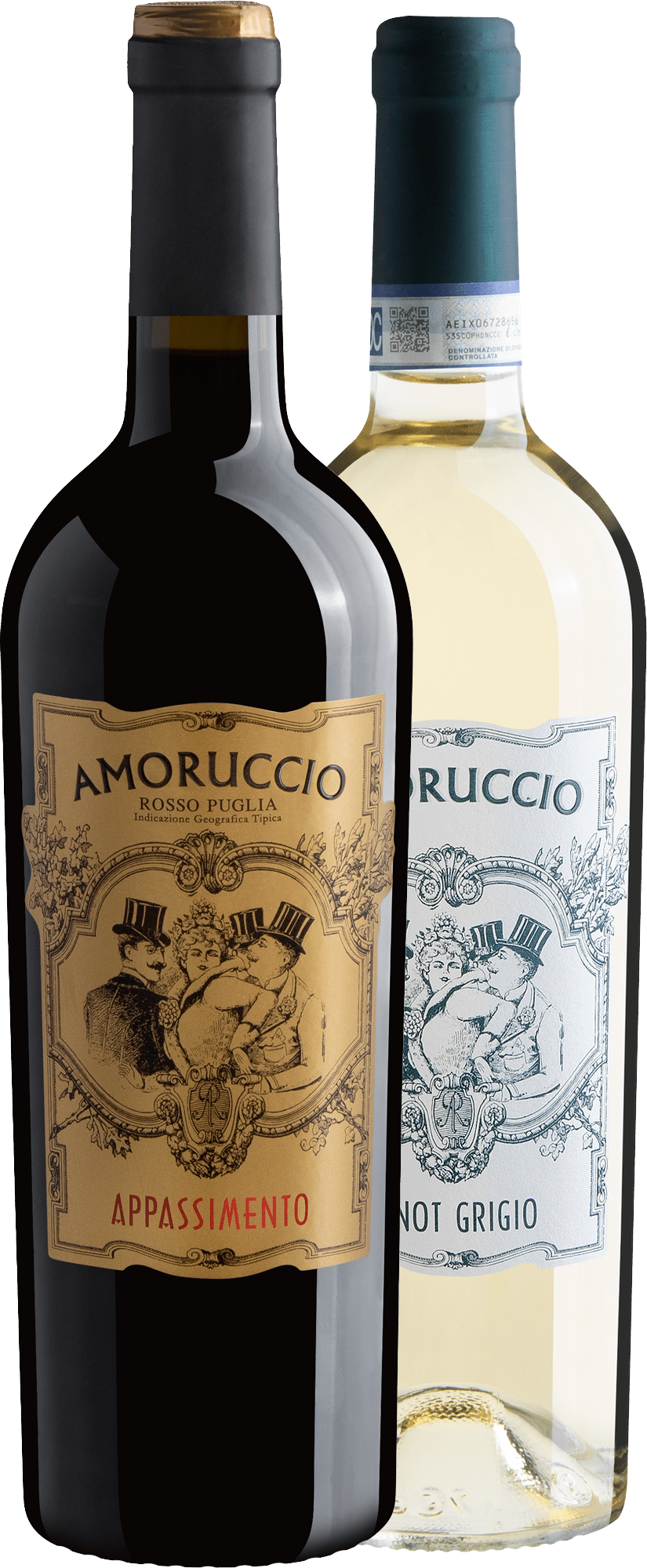 Kit Amoruccio 93+ Pontos | 1 Appassimento + 1 Pinot Grigio