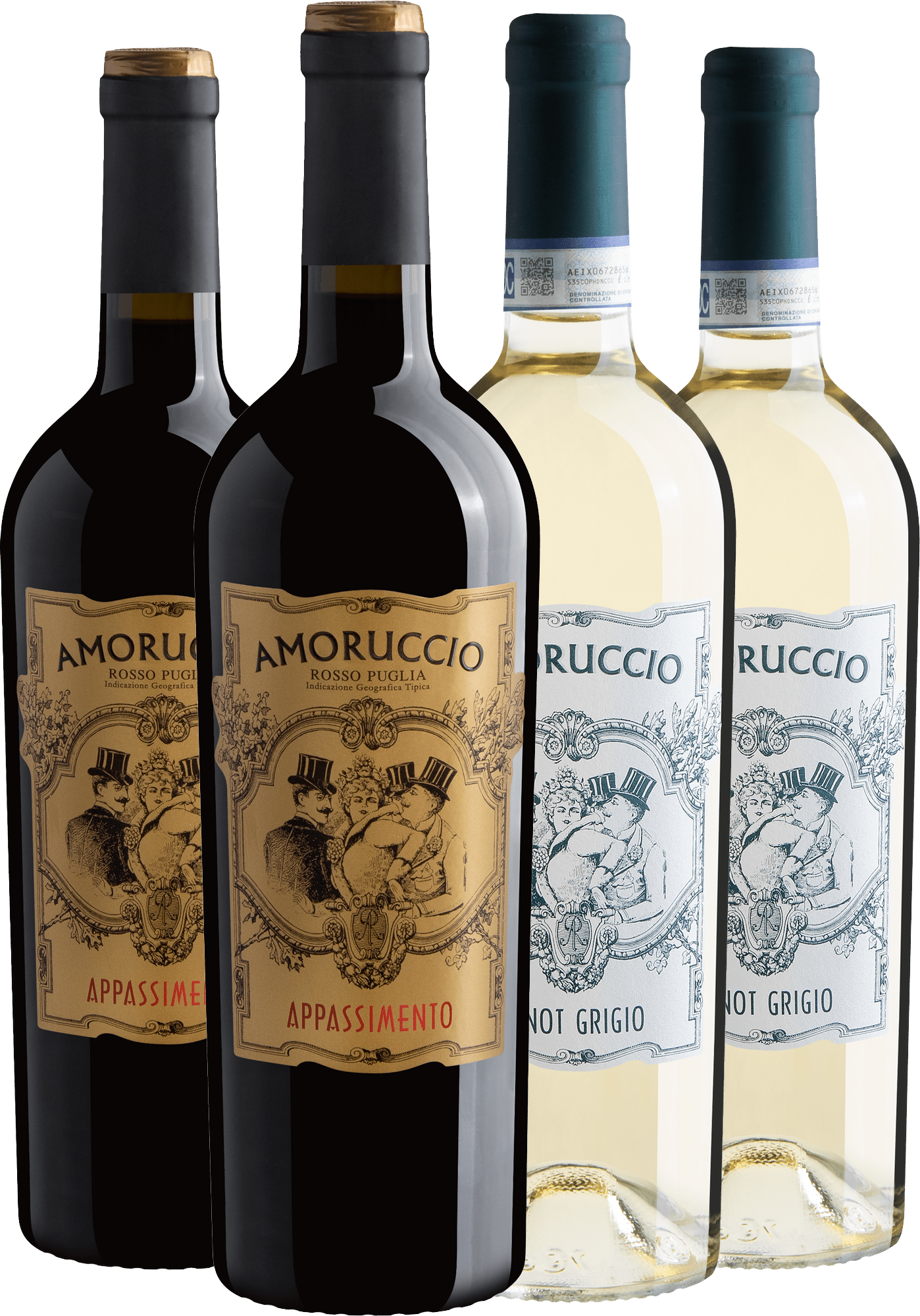 Kit Amoruccio | 2 Appassimento + 2 Pinot Grigio