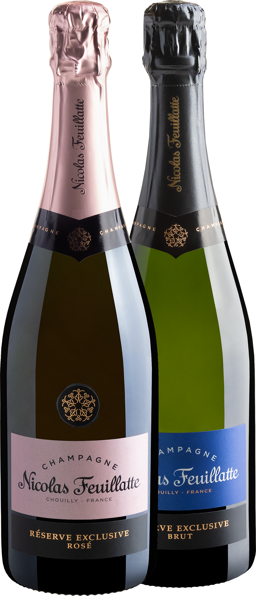 Duo Brut & Rosé - Champagne Nicolas Feuillatte Réserve Exclusive
