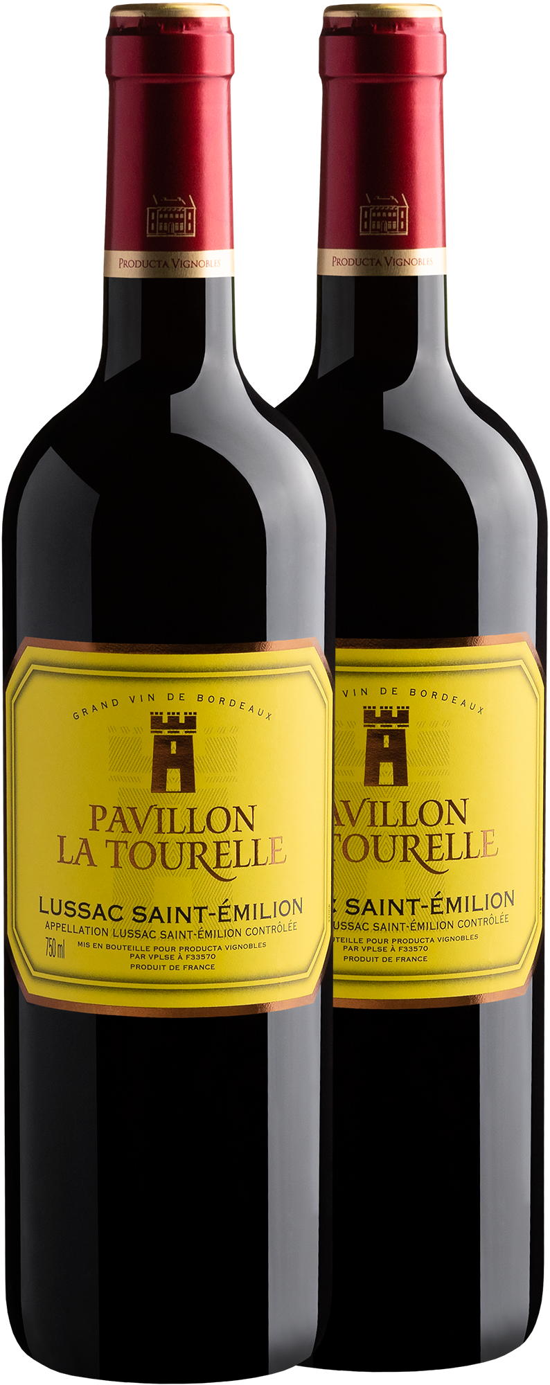 Duo Pavillon La Tourelle Lussac Saint-Émilion AOC 2016