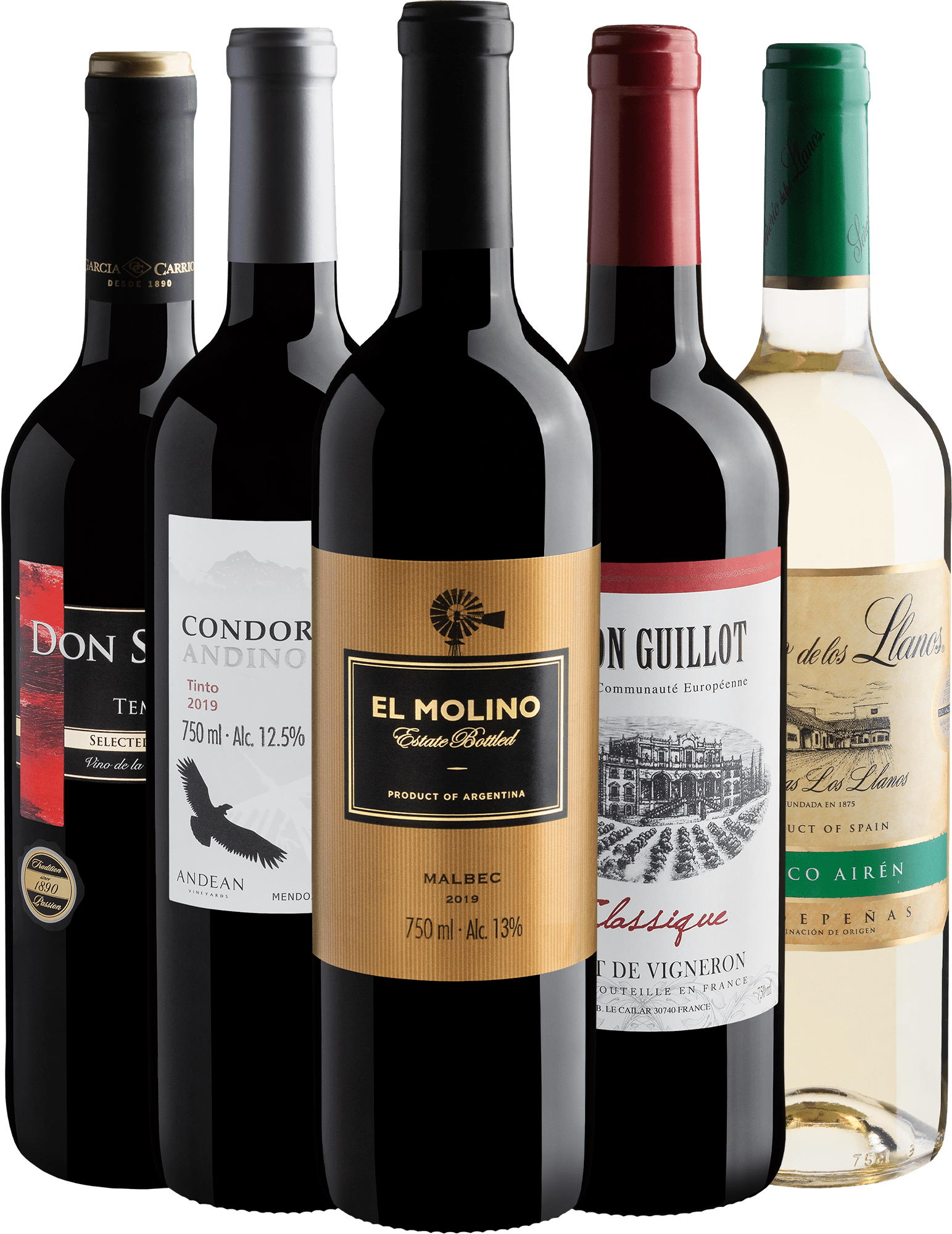 Kit 5 por R$114,50