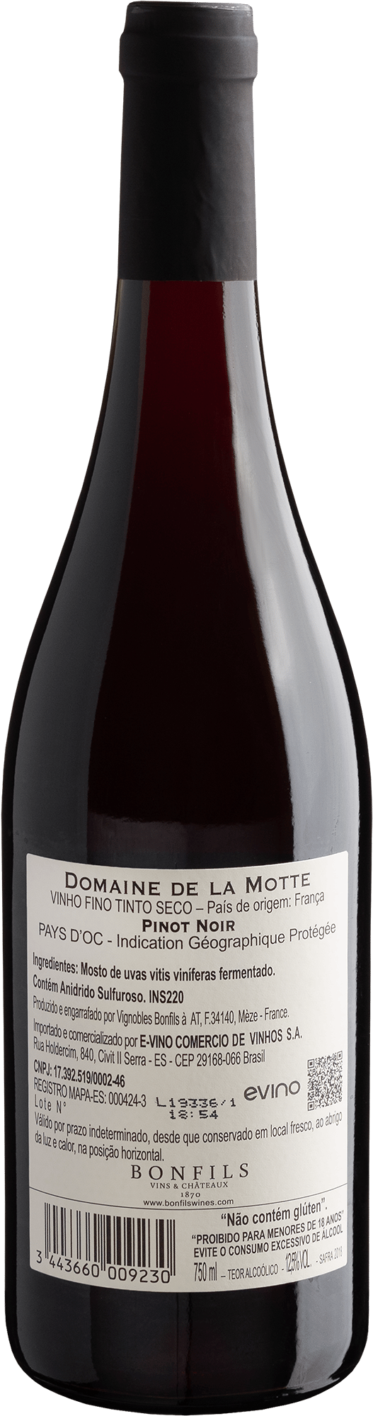 Domaine de La Motte Pinot Noir 2018 2