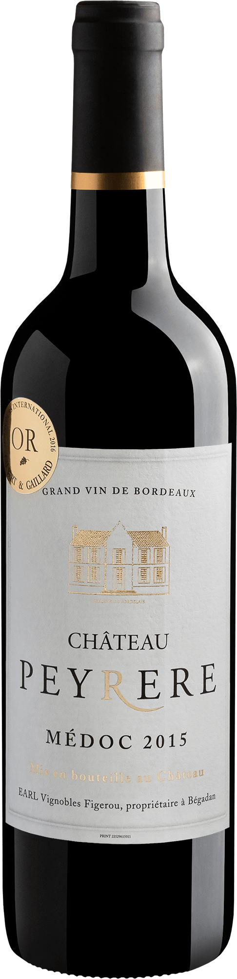 Château Peyrere Médoc AOC 2015