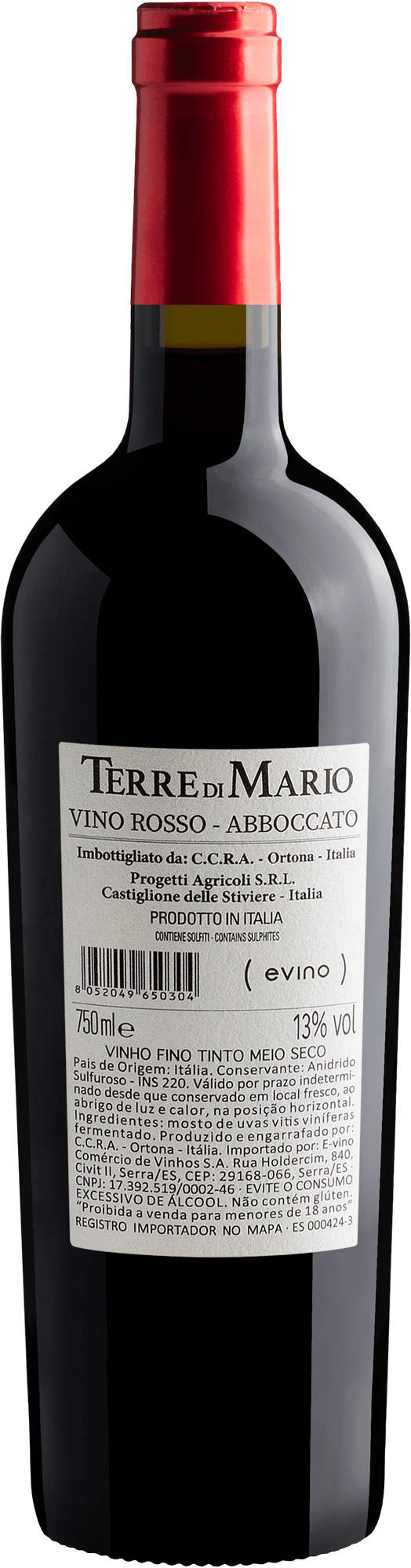 Terre di Mario Vino Rosso-Abboccato 2