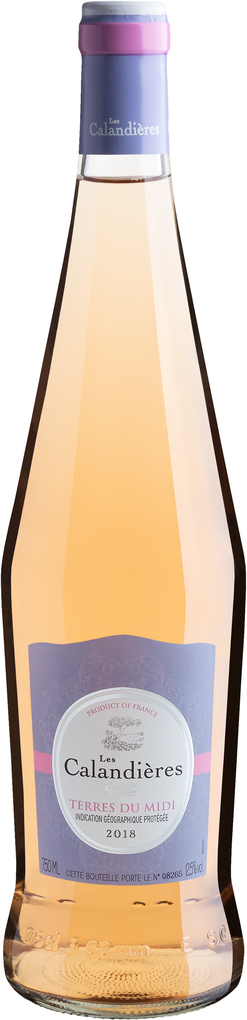 Les Calandières Terres du Midi Rosado 2018