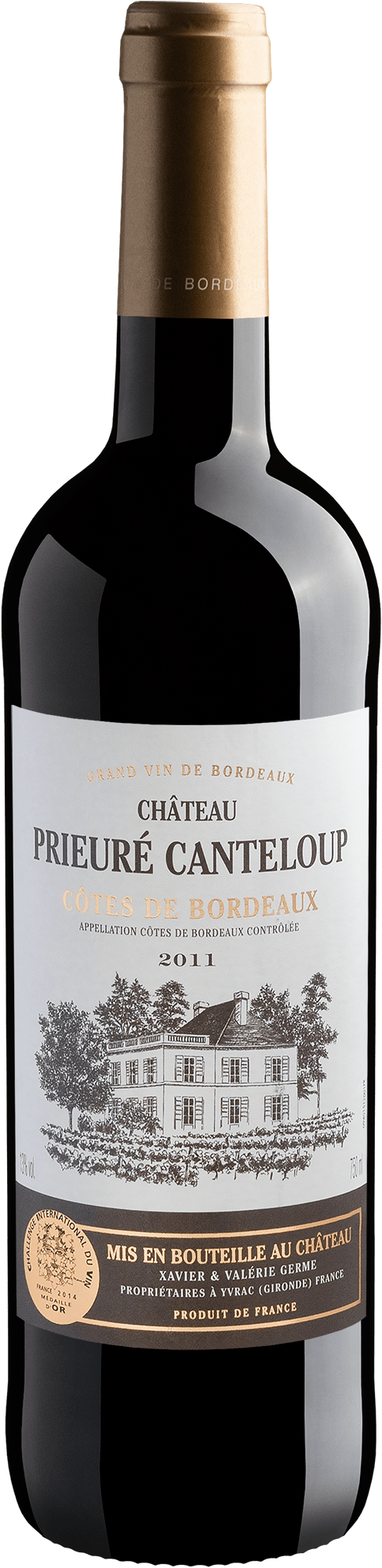 Château Prieuré Canteloup Côtes de Bordeaux AOC 2011