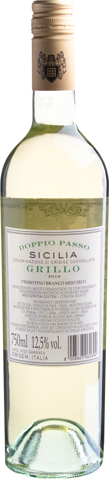 Doppio Passo Grillo Sicilia DOC 2019 2