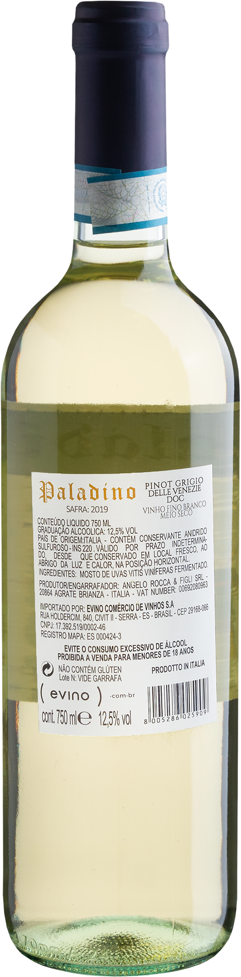 Paladino Pinot Grigio delle Venezie DOC 2019 2