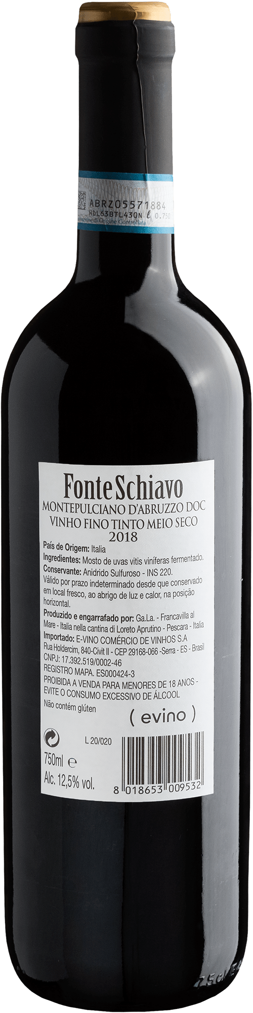Fonte Schiavo Montepulciano D'Abruzzo DOC 2