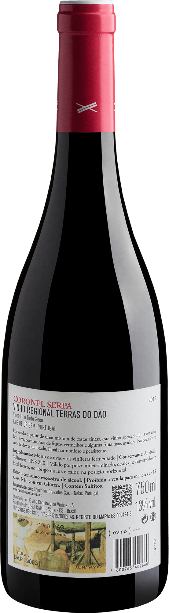 Coronel Serpa Dão Tinto 2017 2