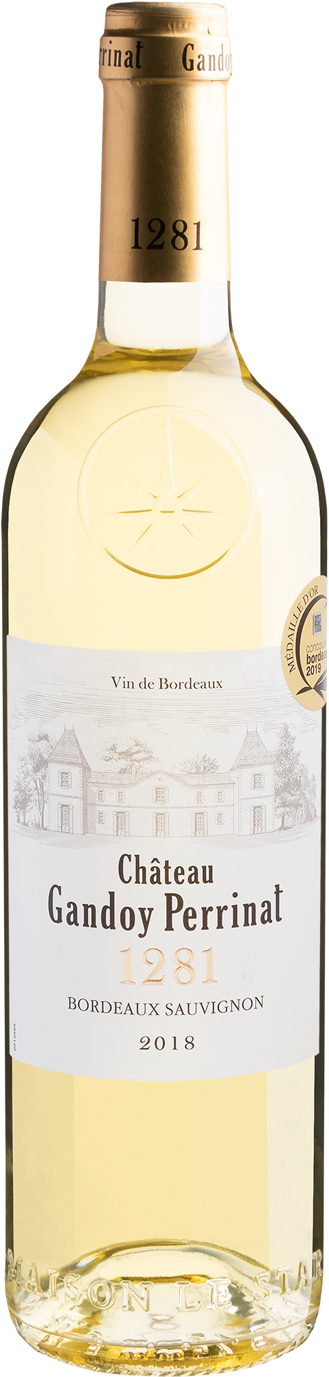 Château Gandoy Perrinat 1281 Bordeaux AOC 2018