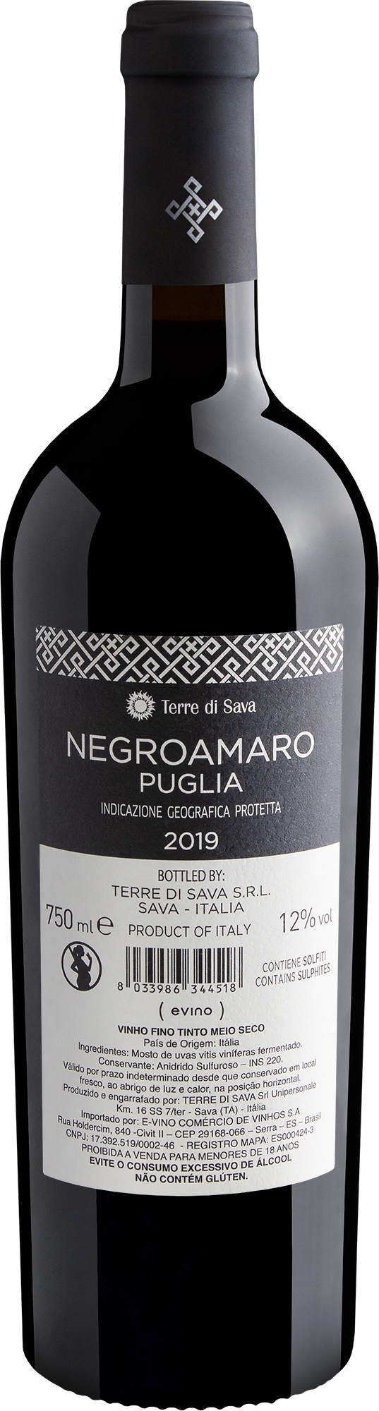 Terre di Sava Negroamaro Puglia 2019 2