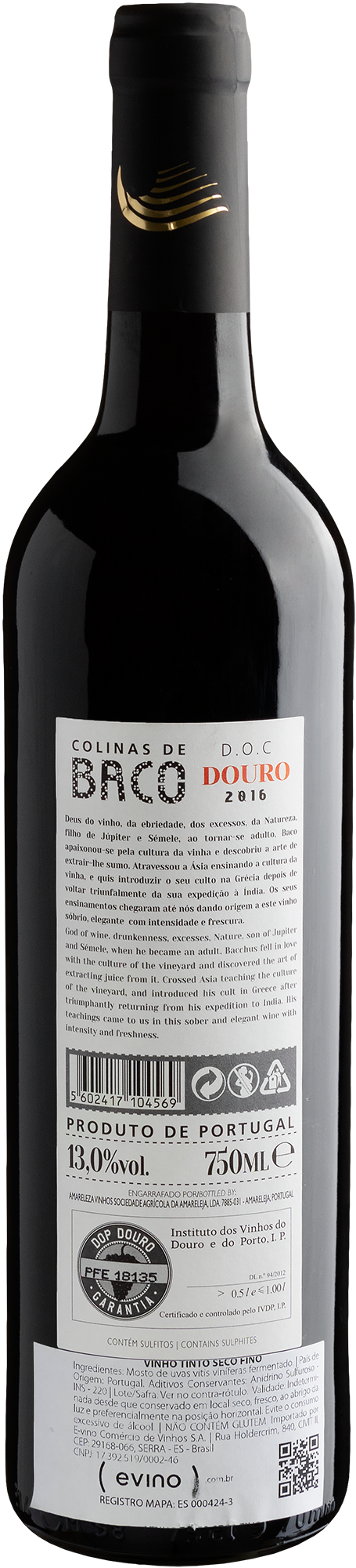 Colinas de Bacco Douro DOC 2016 2