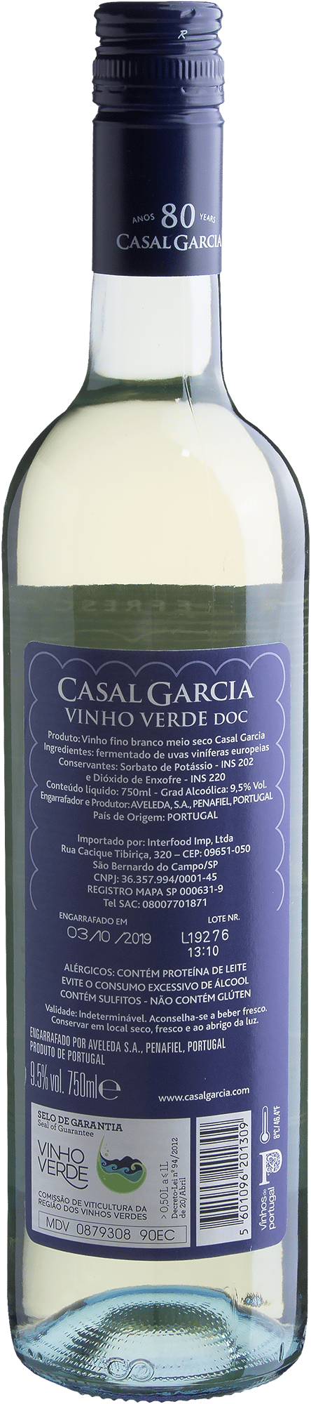 Casal Garcia Branco Vinho Verde DOC 2