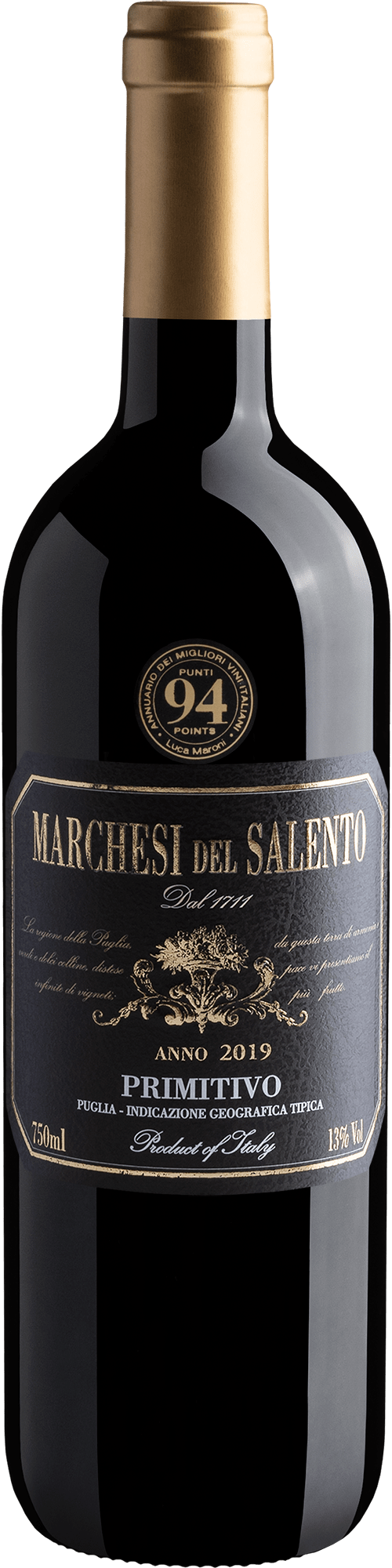 Marchesi del Salento Primitivo Puglia 2019