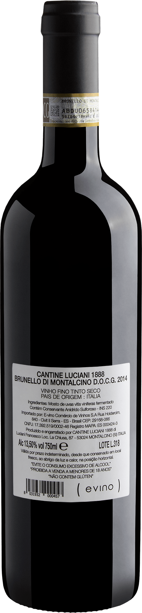Cantine Luciani 1888 Brunello di Montalcino DOCG 2014 2