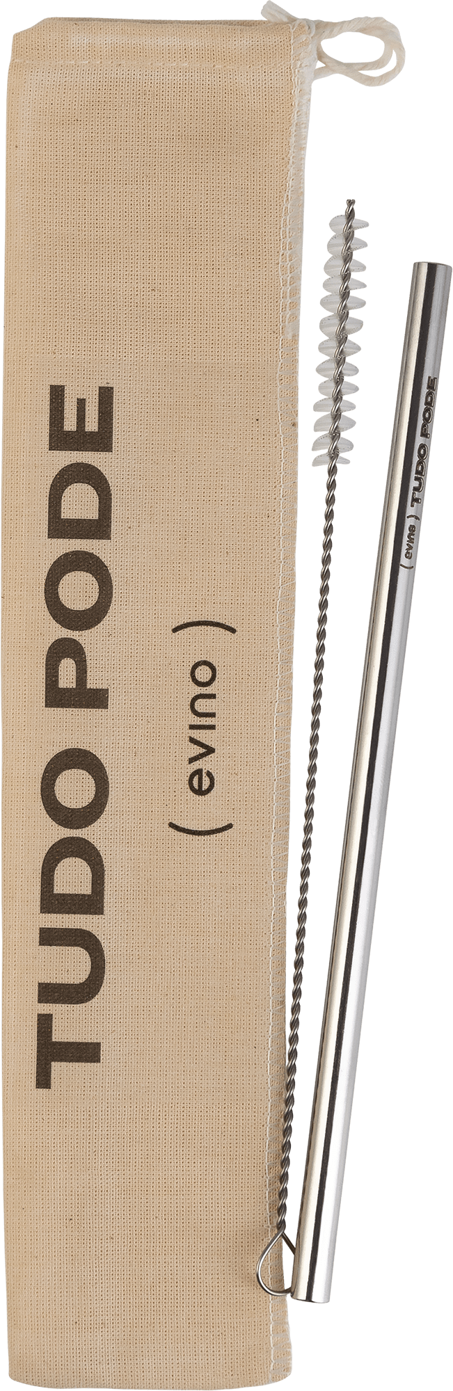 Kit Canudo com Limpador e Bag de Algodão