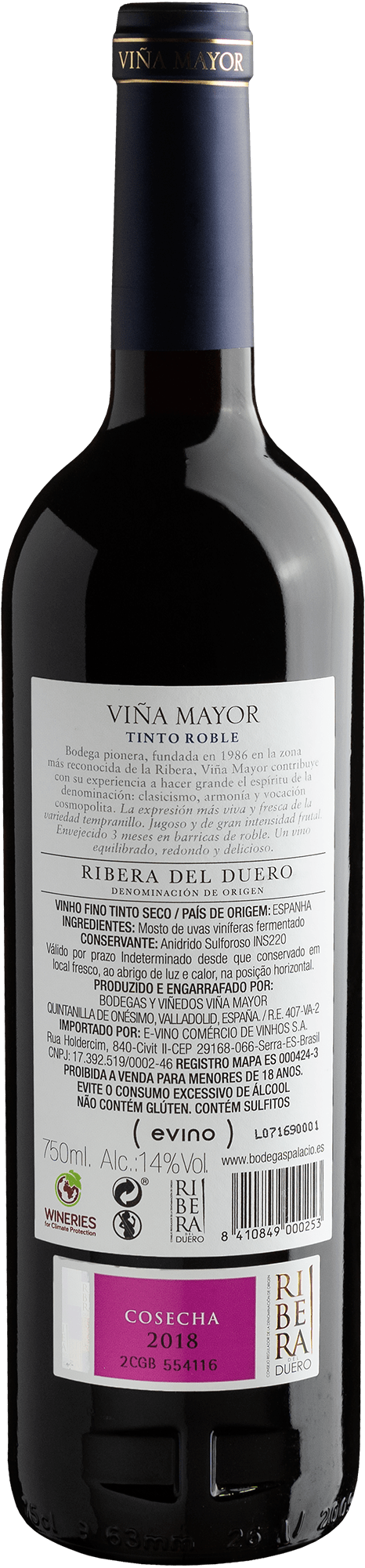 Viña Mayor Tinto Roble Ribera del Duero D.O. 2018 2