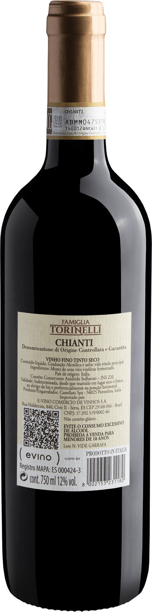 Chianti Famiglia Torinelli DOCG 2018 2