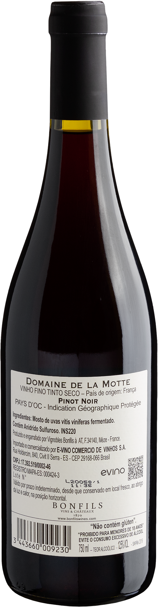 Domaine de La Motte Pinot Noir 2019 2