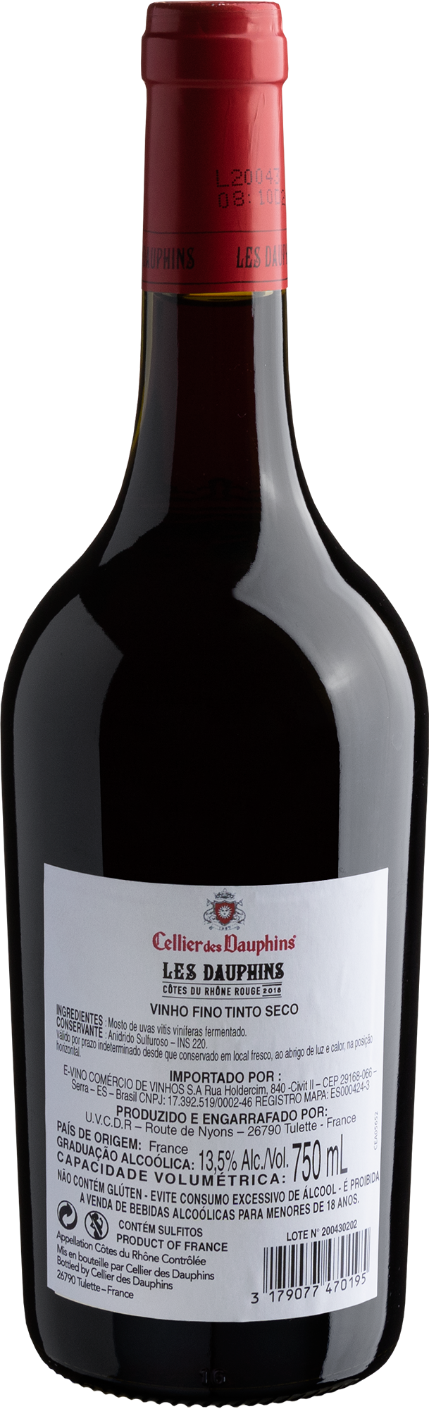 Les Dauphins Côtes du Rhone 2018 2