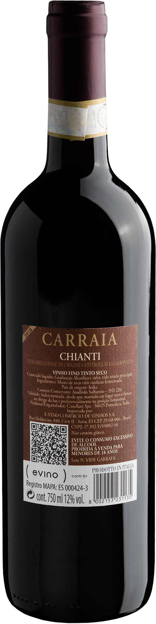 Carraia in Fonteroma Chianti DOCG 2018 2