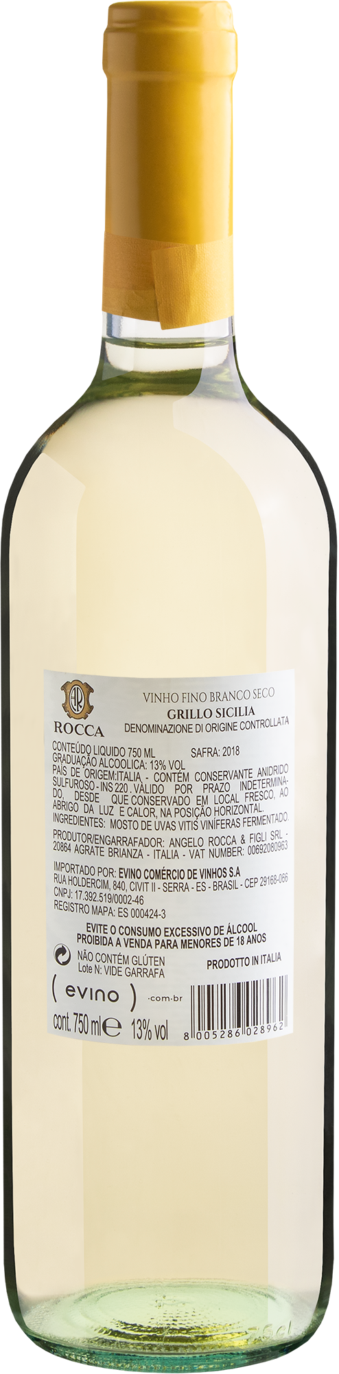 Grillo Sicilia doc 2018 Rocca 2